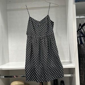 J crew polka dot sundress. Size 2. Pockets back zipper. Adjustable strap…